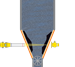 Buildup measurement in cyclones