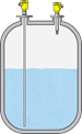 Level measurement and point level detection in adipic acid mixing tank 