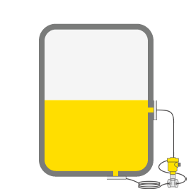 VEGADIF: Density measurement of using differential pressure