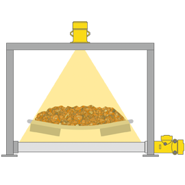  WEIGHTRAC: Measurement of mass flow on conveyor belts with radiometric measuring principle