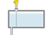 Level measurement in the holding tank of a filling system