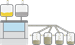 Level and point level measurement during the capsule filling process