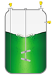 Level and pressure measurement and point level detection in mixing processes