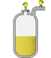 Acid level control and pressure monitoring