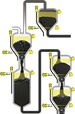 Level measurement and point level detection of catalyst