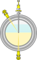 Density and interface measurement in the sulphur decanter