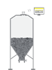 Level measurement in the transport container